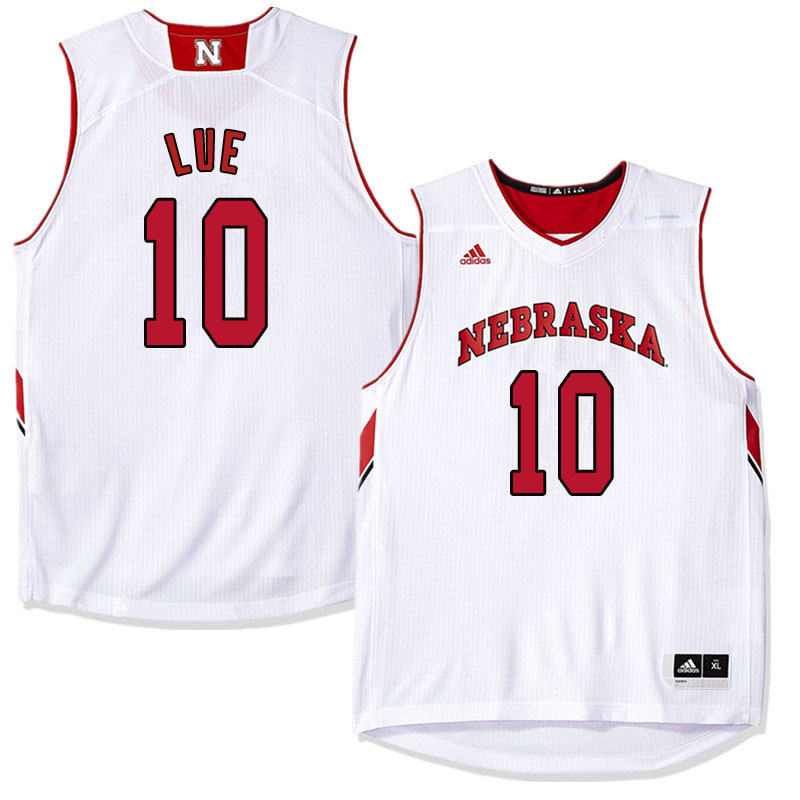 Men Nebraska Cornhuskers #10 Tyronn Lue College Basketball Jersyes Sale-White